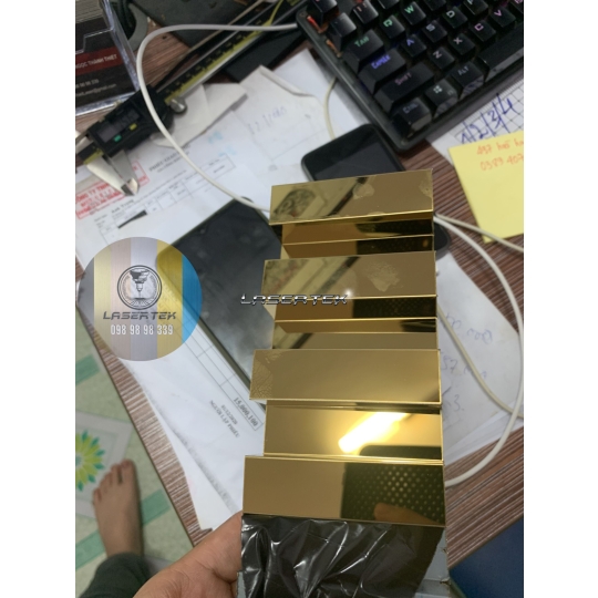 Bào Chấn Inox vàng gương 1mm